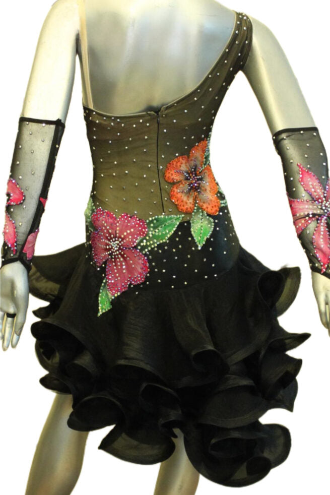 Load image into Gallery viewer, Latin Dance Competition Dress (LT0462)
