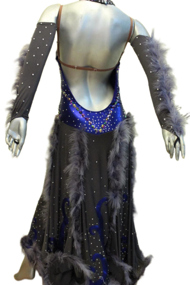 Load image into Gallery viewer, Standard Ballroom Competition Dress (B030)
