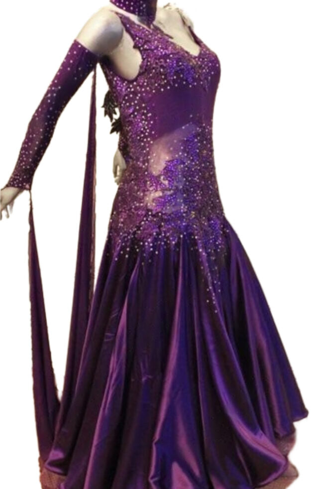 Load image into Gallery viewer, Standard Ballroom Competition Dress (B064)
