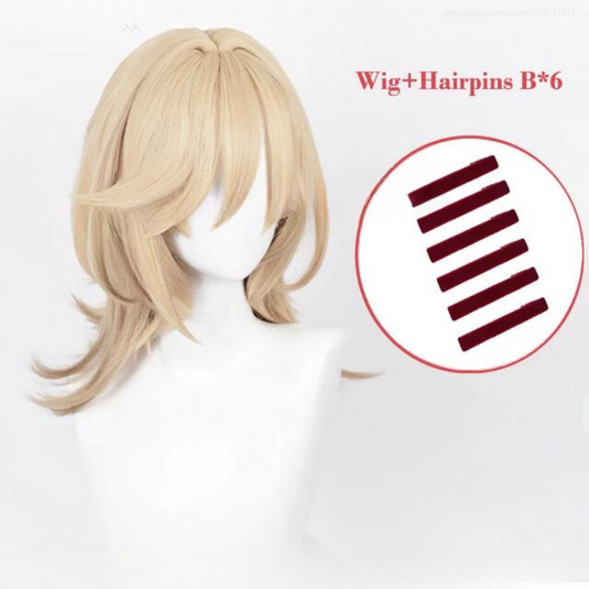 Genshin Impact Kaveh Wigs 50cm