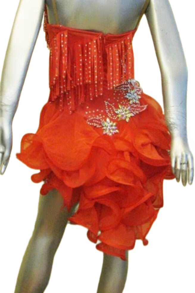 Load image into Gallery viewer, Latin Dance Competition Dress (LT0709)
