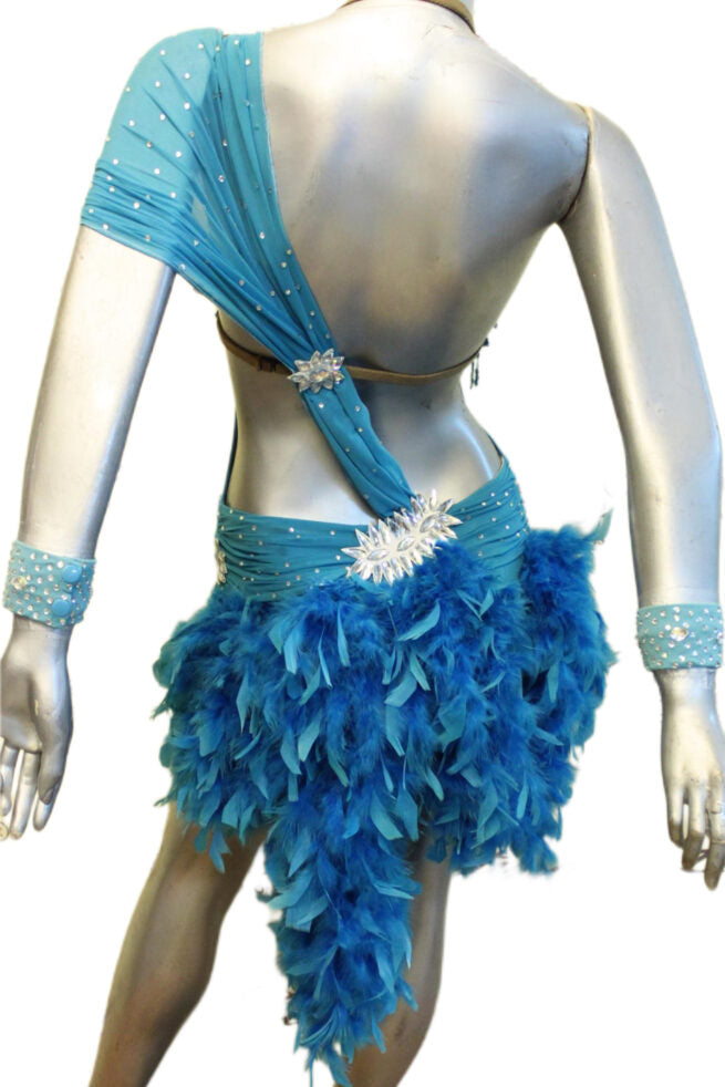 Load image into Gallery viewer, Latin Dance Competition Dress (LT0313D)
