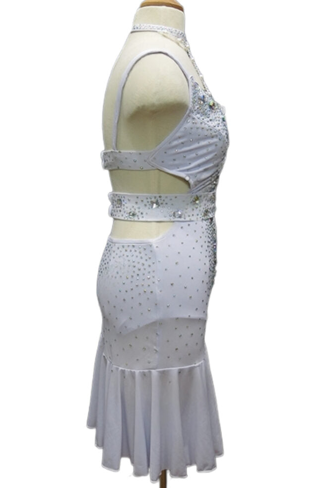 Load image into Gallery viewer, Girl Latin Dance Competition Dress (GL020)
