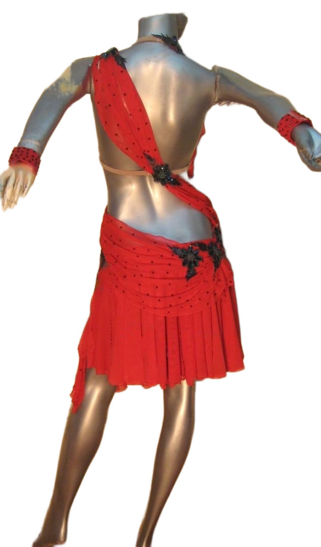 Load image into Gallery viewer, Latin Dance Competition Dress (LT0261A)
