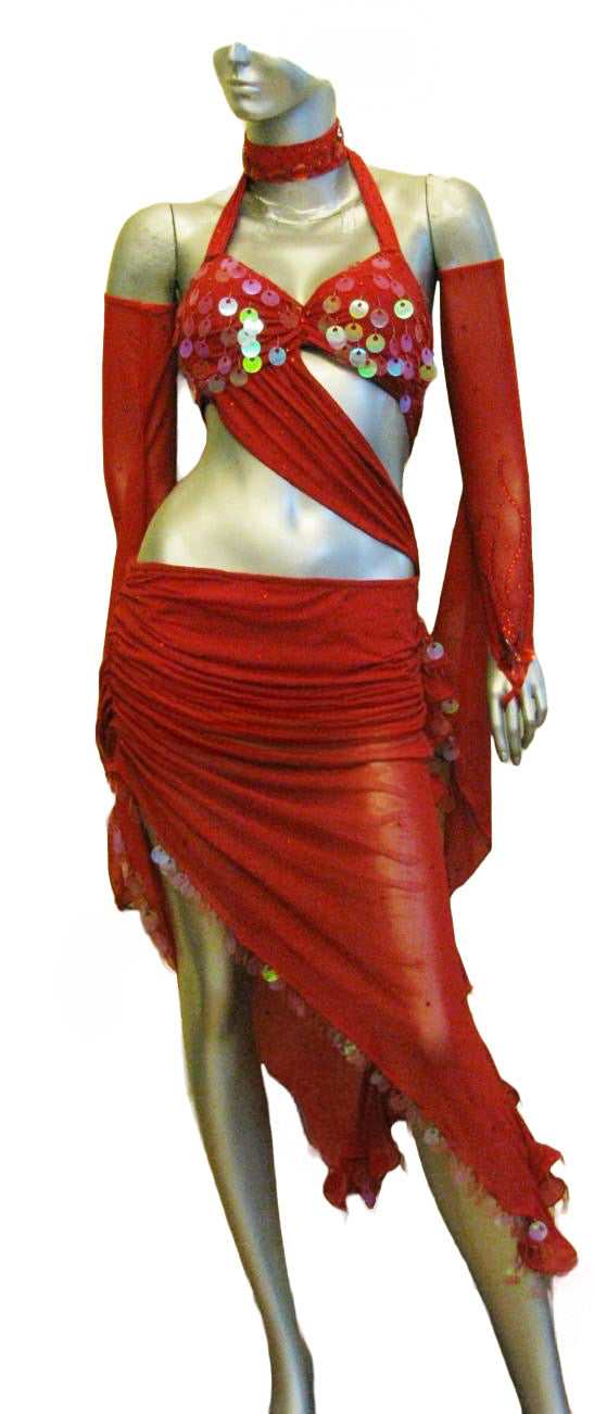 Load image into Gallery viewer, Latin Dance Competition Dress (LT0191A)
