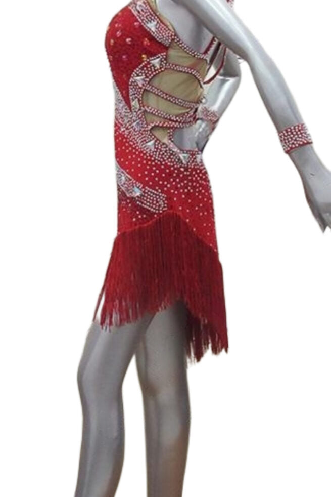 Load image into Gallery viewer, Standard Ballroom Competition Dress (B0780)
