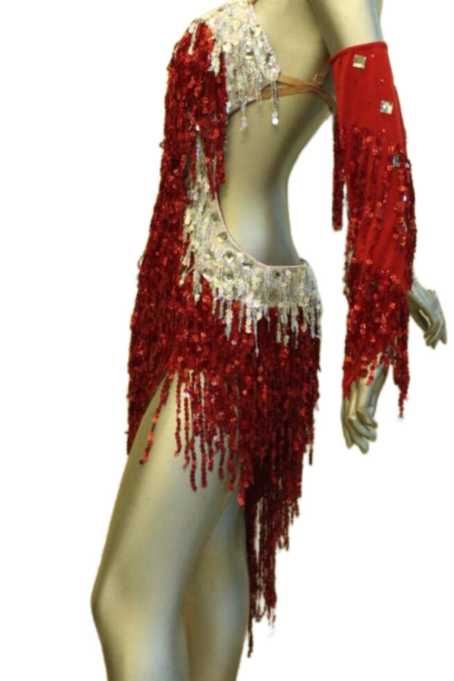 Load image into Gallery viewer, Latin Dance Competition Dress (LT0101N)
