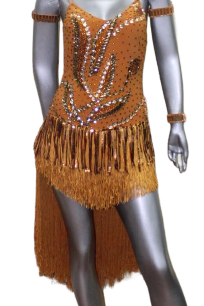 Load image into Gallery viewer, Latin Dance Competition Dress (LT021)
