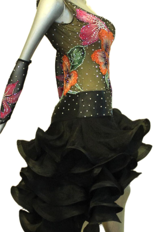 Load image into Gallery viewer, Latin Dance Competition Dress (LT0462)
