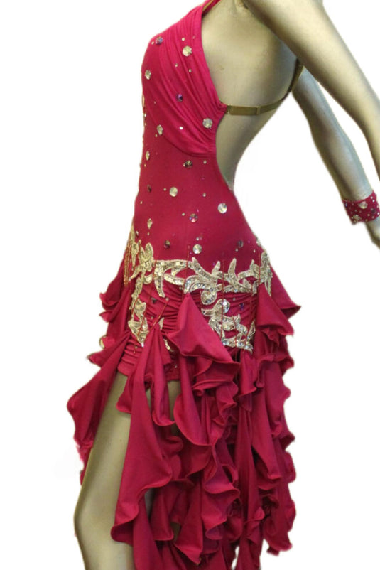 Latin Dance Competition Dress (VL0280)