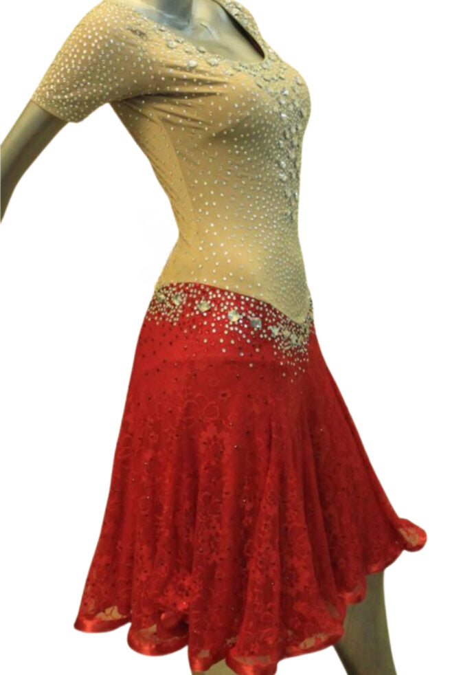 Load image into Gallery viewer, Latin Dance Competition Dress (LT0274)
