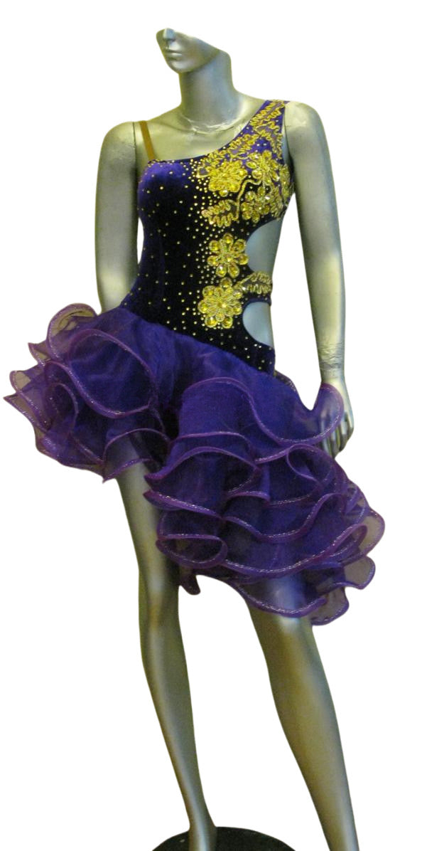 Load image into Gallery viewer, Latin Dance Competition Dress (LT0655)
