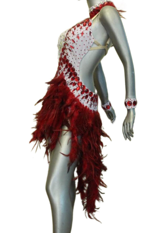 Load image into Gallery viewer, Latin Dance Competition Dress (LT0114)
