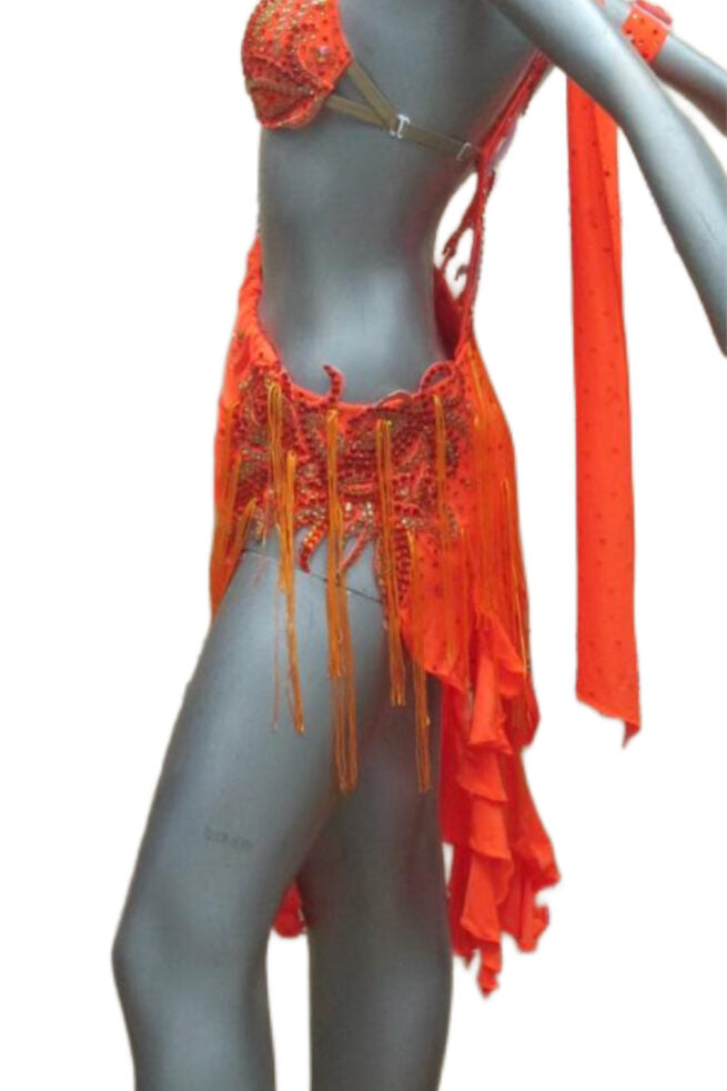 Load image into Gallery viewer, Latin Dance Competition Dress (VL085B)
