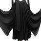 ByCharme Black Chiffon Ballroom Competition Dress - BC-0064