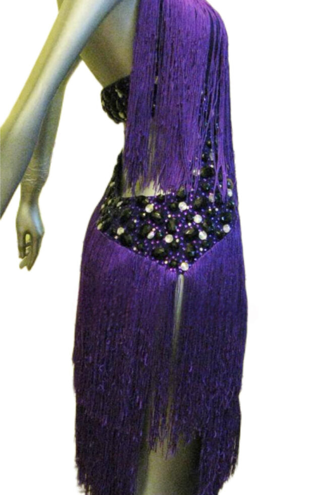 Load image into Gallery viewer, Latin Dance Competition Dress (VL0302)
