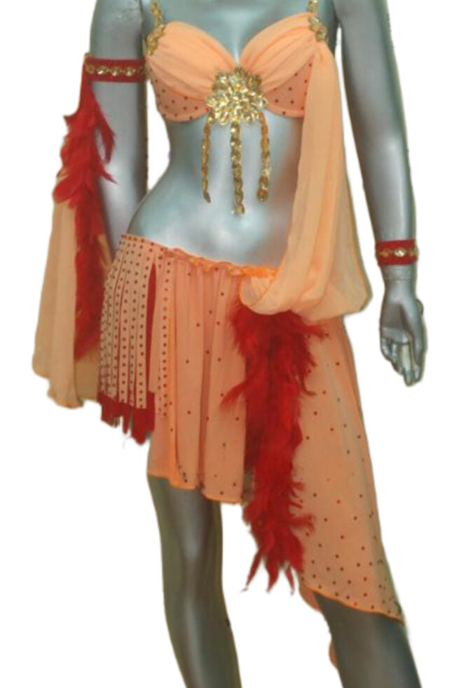 Load image into Gallery viewer, Latin Dance Competition Dress (LT013)
