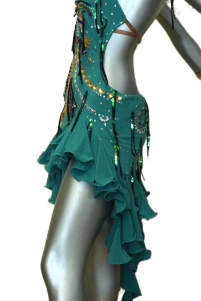 Load image into Gallery viewer, Latin Dance Competition Dress (LT066)
