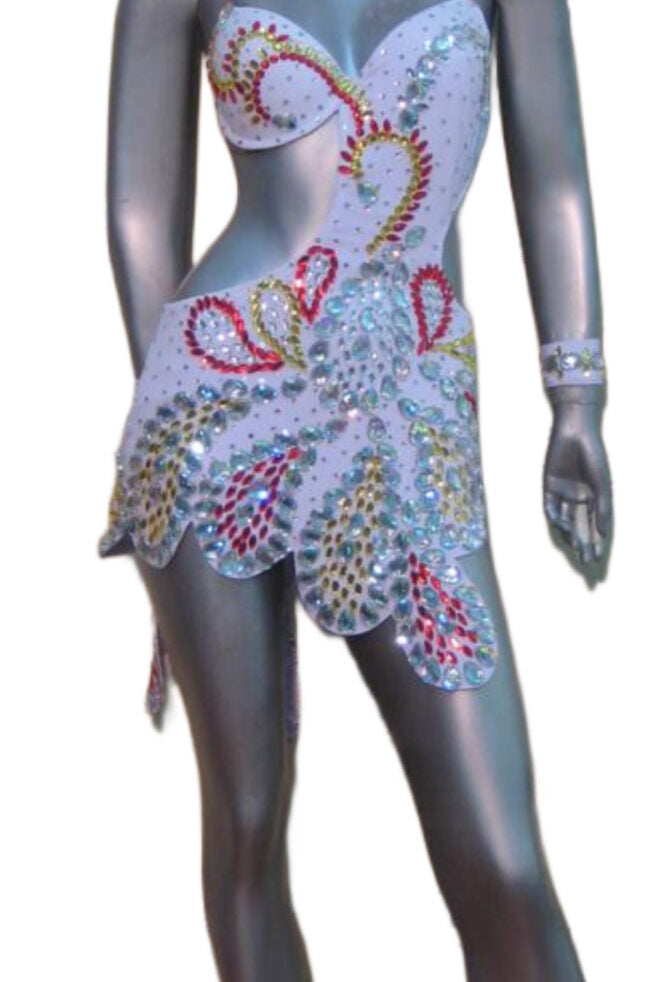 Load image into Gallery viewer, Latin Dance Competition Dress (LT026)
