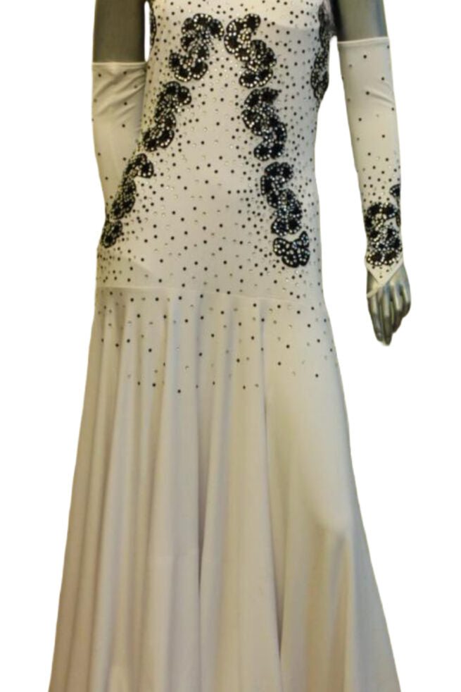 Load image into Gallery viewer, Standard Ballroom Competition Dress (B0107B)
