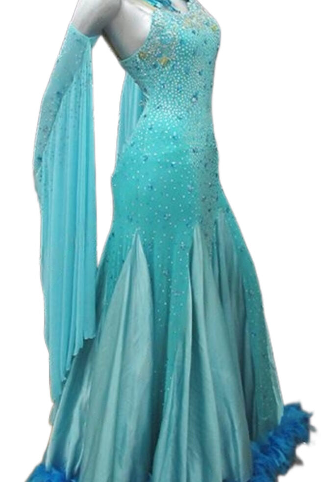 Load image into Gallery viewer, Standard Ballroom Competition Dress (B096)
