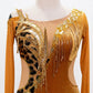 ByCharme Goldenrod Fringes Ballroom Competition Dress - BC-0035