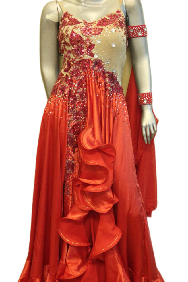 Load image into Gallery viewer, Standard Ballroom Competition Dress (B0101A)
