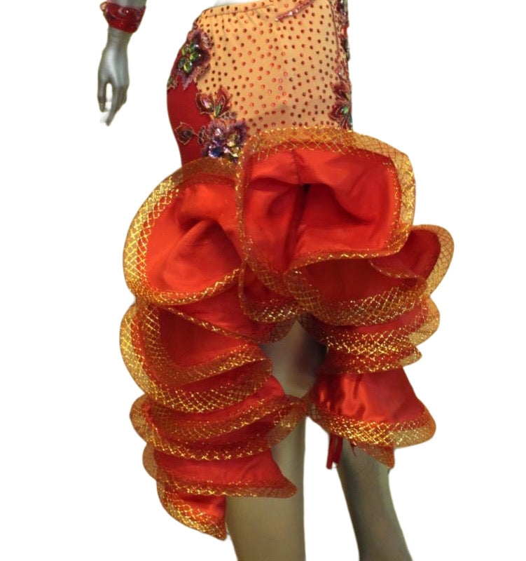 Load image into Gallery viewer, Latin Dance Competition Dress (LS069)
