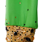 ByCharme Green Gold Lycra Men Latin Salsa Competition Shirt - BCM-0082