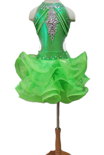 Girl Latin Dance Competition Dress (GL08)