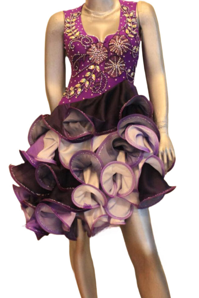 Load image into Gallery viewer, Latin Dance Competition Dress (LT0646)
