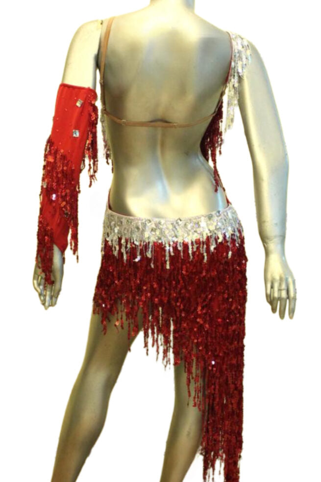 Load image into Gallery viewer, Latin Dance Competition Dress (LT0101N)
