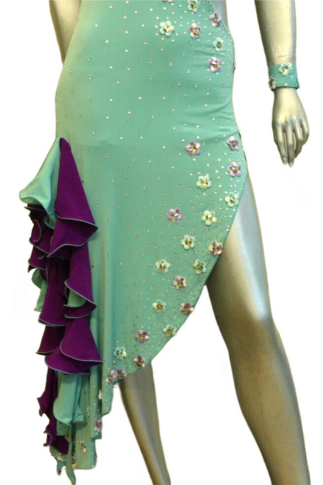 Load image into Gallery viewer, Latin Dance Competition Dress (LT095)
