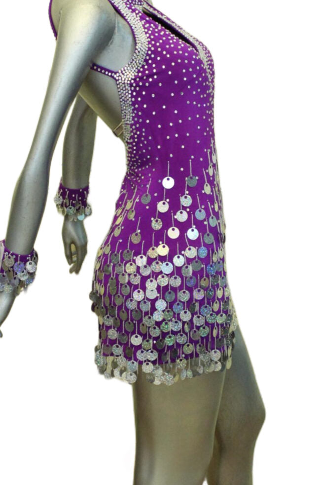 Load image into Gallery viewer, Latin Dance Competition Dress (VL0230)
