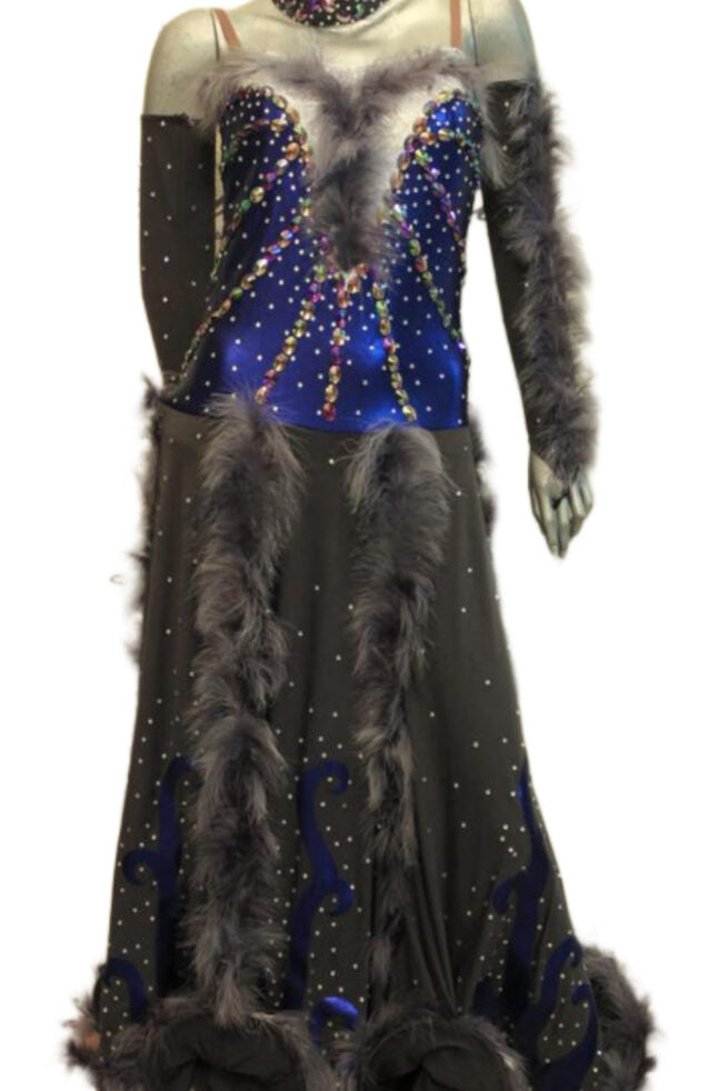 Load image into Gallery viewer, Standard Ballroom Competition Dress (B030)
