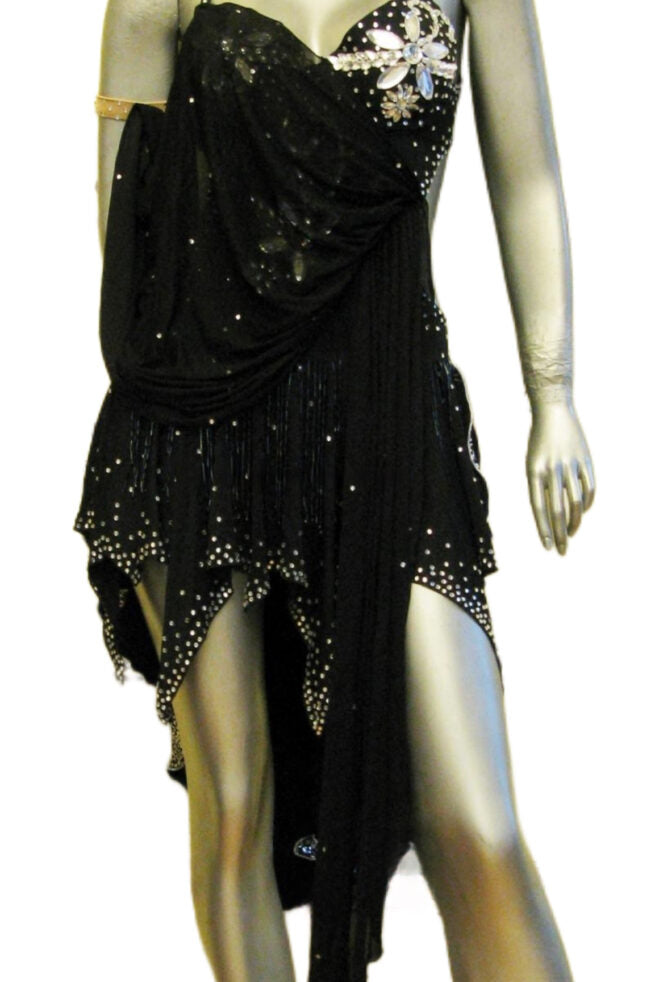 Load image into Gallery viewer, Latin Dance Competition Dress (VL0339)
