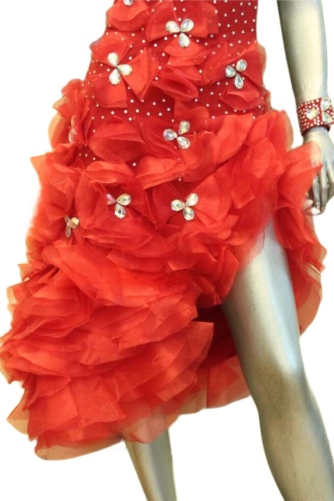 Load image into Gallery viewer, Latin Dance Competition Dress (LS0110)
