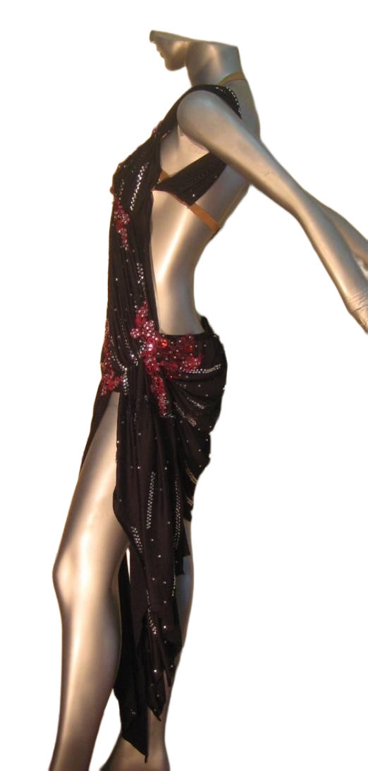 Load image into Gallery viewer, Latin Dance Competition Dress (VL069A)
