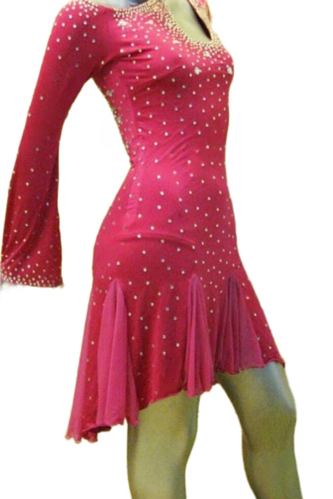 Load image into Gallery viewer, Latin Dance Competition Dress (VL0317)
