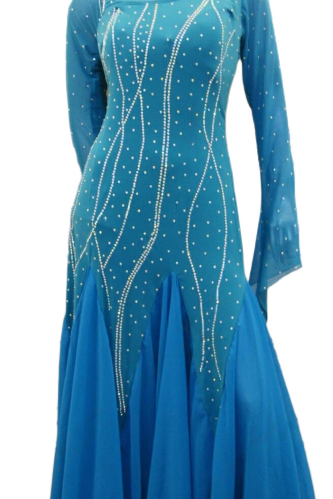 Load image into Gallery viewer, Standard Ballroom Competition Dress (B0194)
