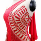 ByCharme Bright Red Fringes Ballroom Competition Dress - BC-0045