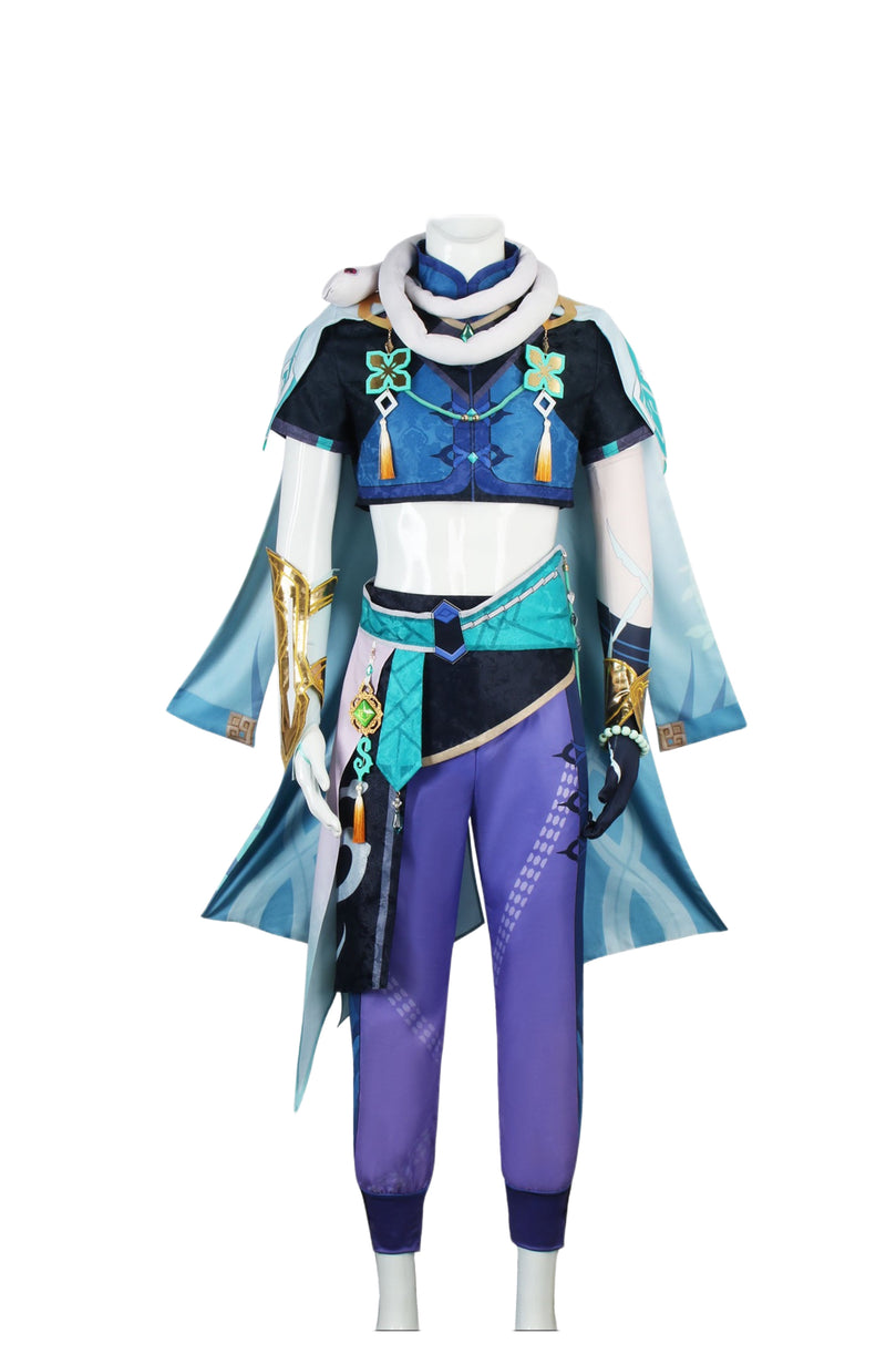 Load image into Gallery viewer, Genshin Impact Baizhu Cosplay Costume
