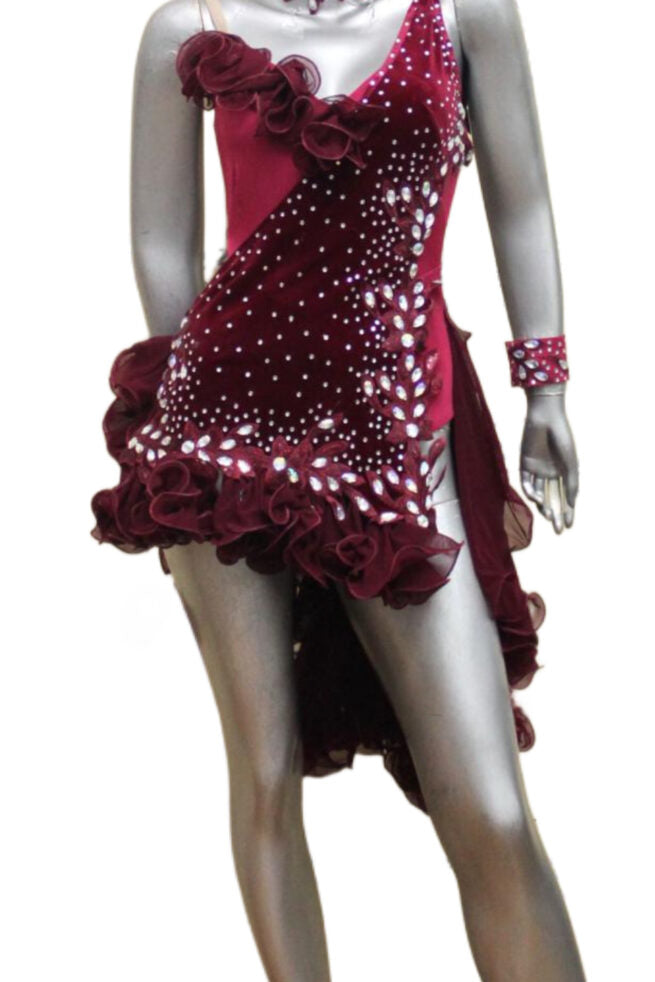 Load image into Gallery viewer, Latin Dance Competition Dress (LT0490)
