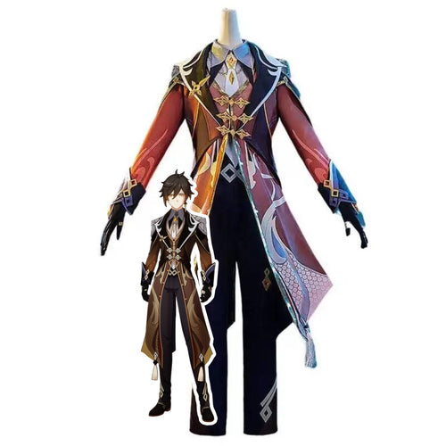 Genshin Impact Zhongli Cosplay Costume