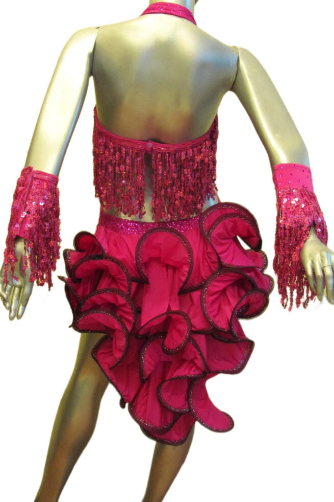 Load image into Gallery viewer, Latin Dance Competition Dress (LT0183)
