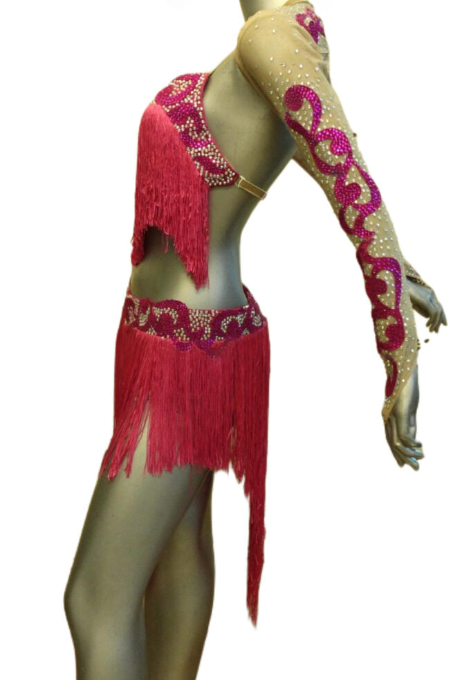 Load image into Gallery viewer, Latin Dance Competition Dress (LT0213)
