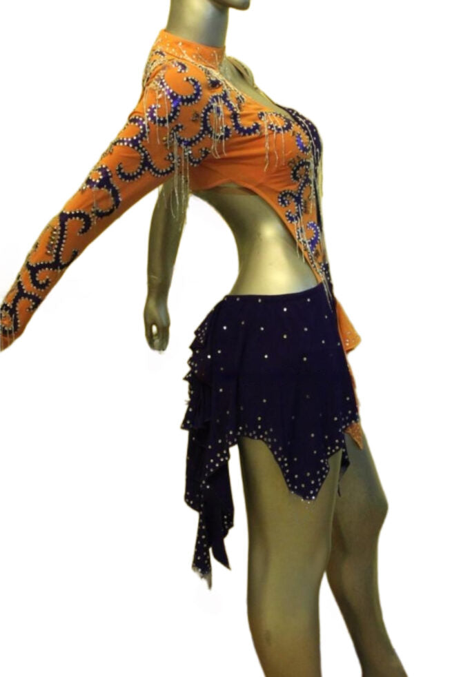 Load image into Gallery viewer, Latin Dance Competition Dress (LT073)
