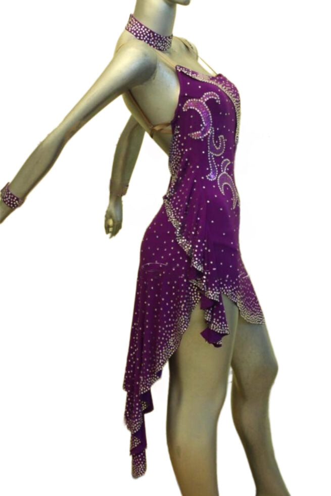 Load image into Gallery viewer, Latin Dance Competition Dress (LT072)
