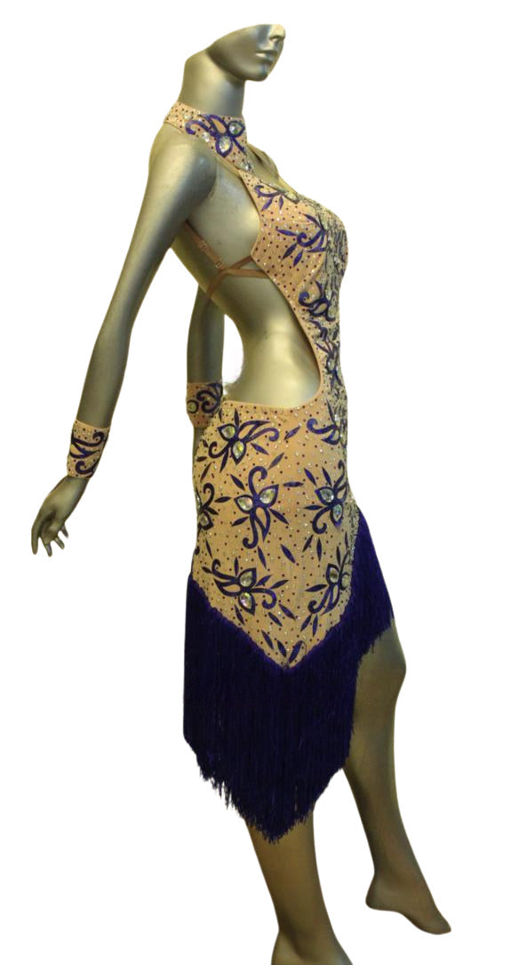 Load image into Gallery viewer, Latin Dance Competition Dress (LS0104)
