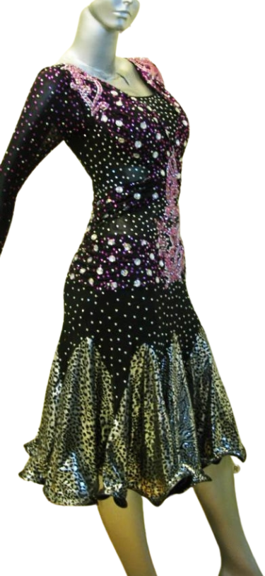 Load image into Gallery viewer, Latin Dance Competition Dress (VL0321)
